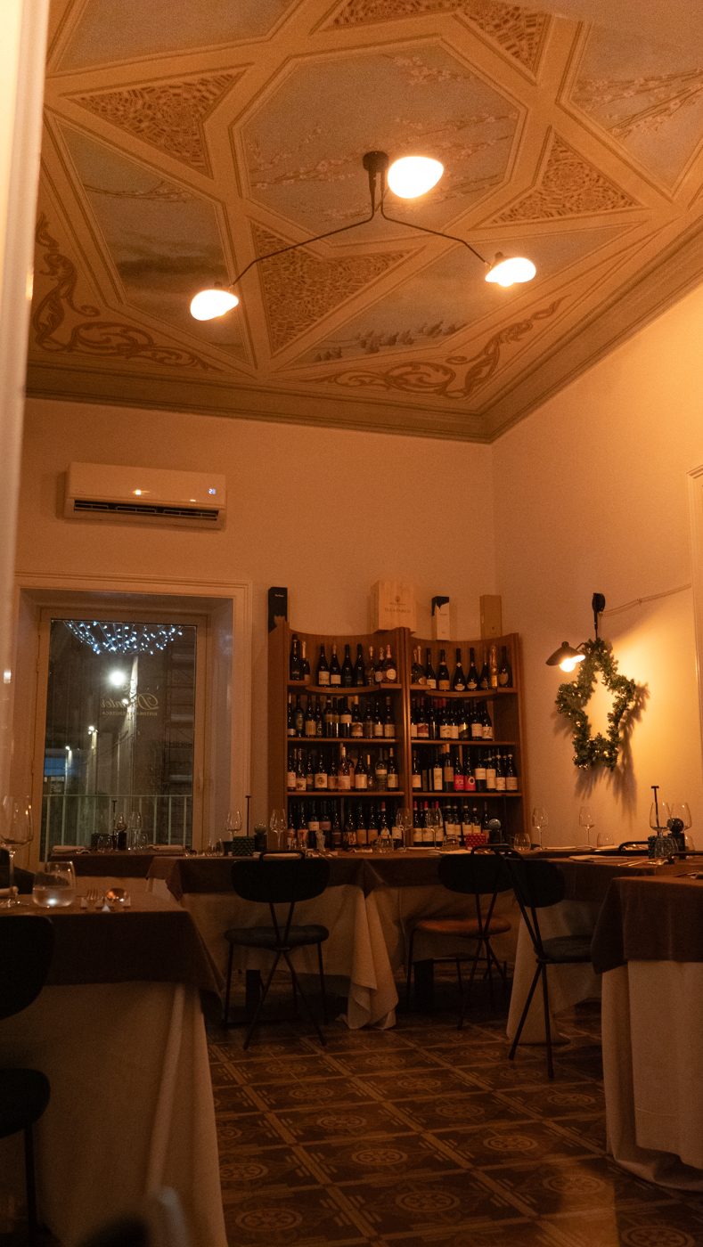 La parete dei vini di Decanter