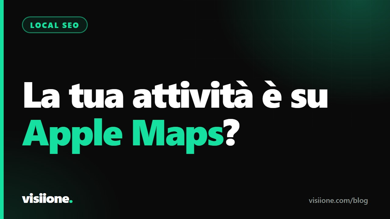 Scheda di un'attività locale su Apple Maps e su Google