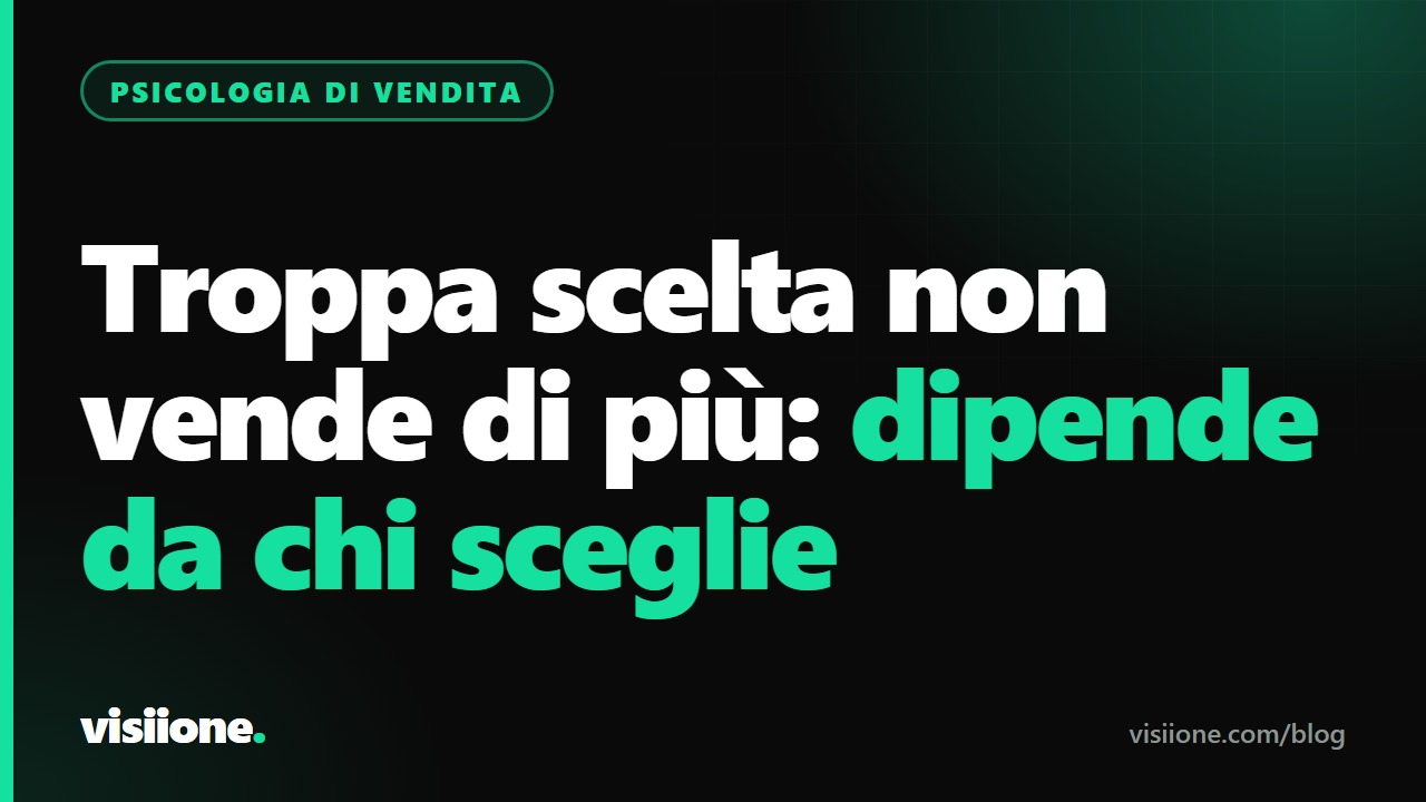 Troppe opzioni nel menù e nel listino: lo studio delle marmellate e cosa dice la ricerca