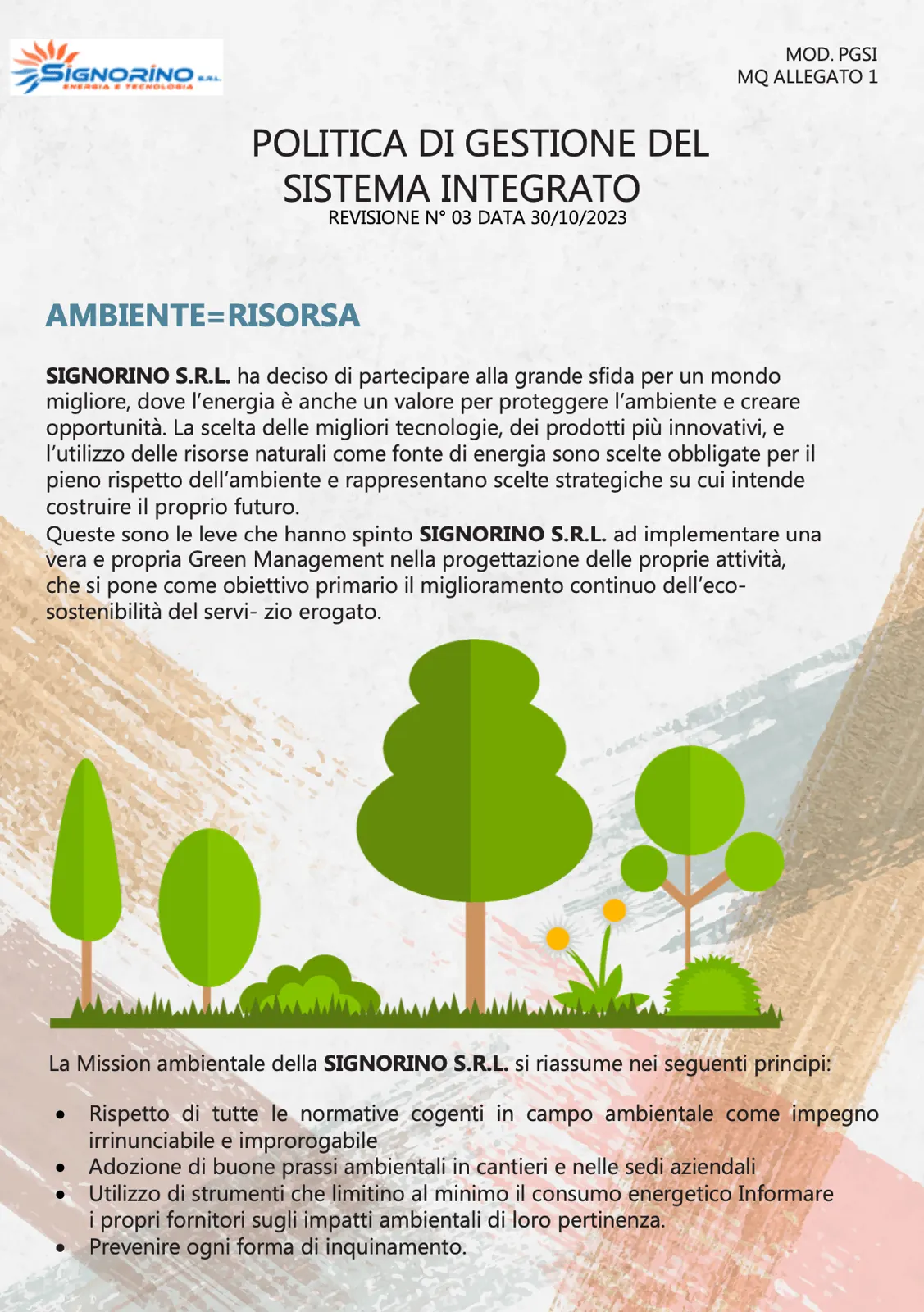 Politica aziendale: l’ambiente come risorsa