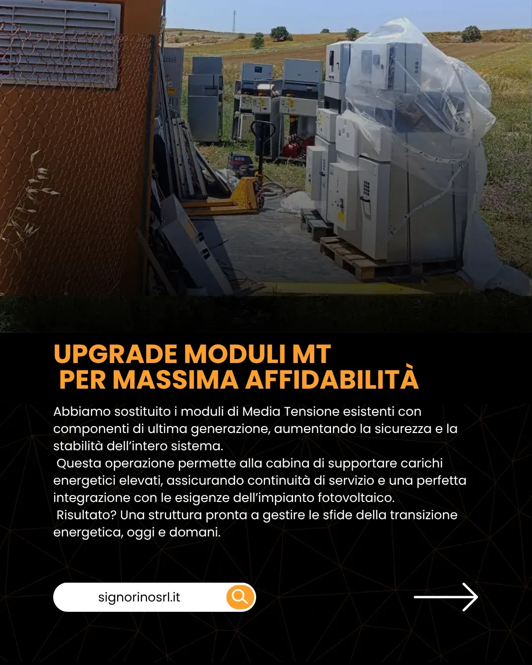 Nuovi moduli di media tensione per la cabina